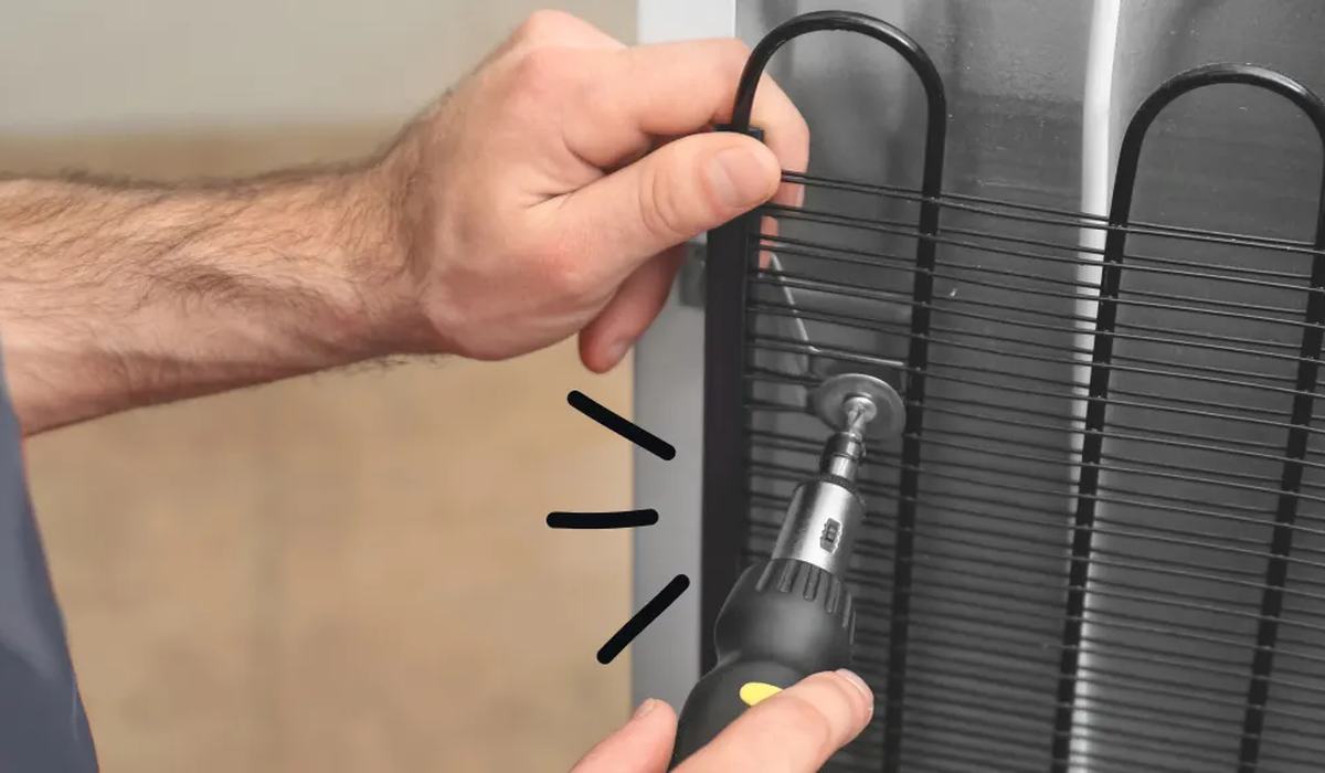 Clean refrigerator interior after removing odor source